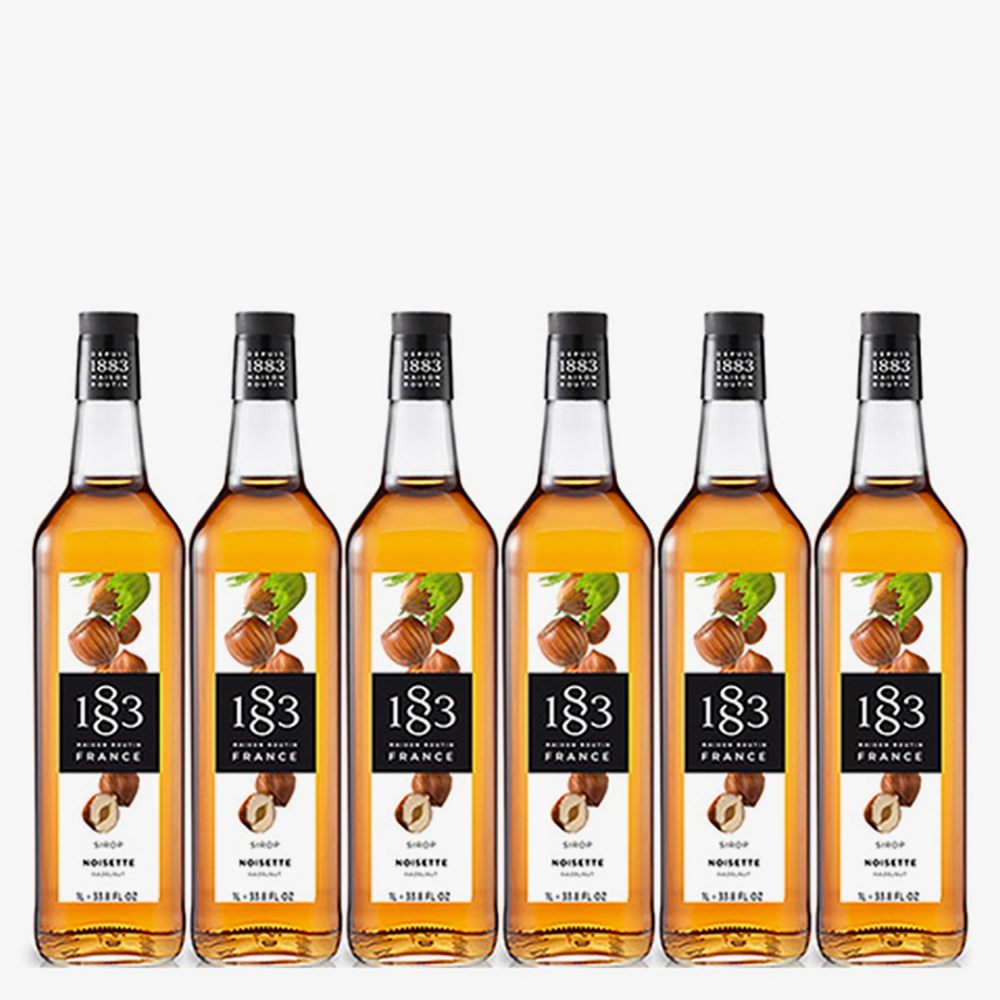 1883 로스티드 헤이즐넛 시럽 1000ml X 6개