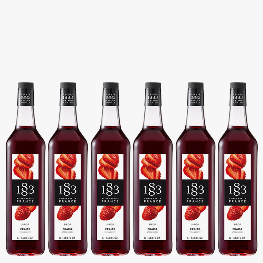 1883 스트로베리 시럽 1000ml X 6개