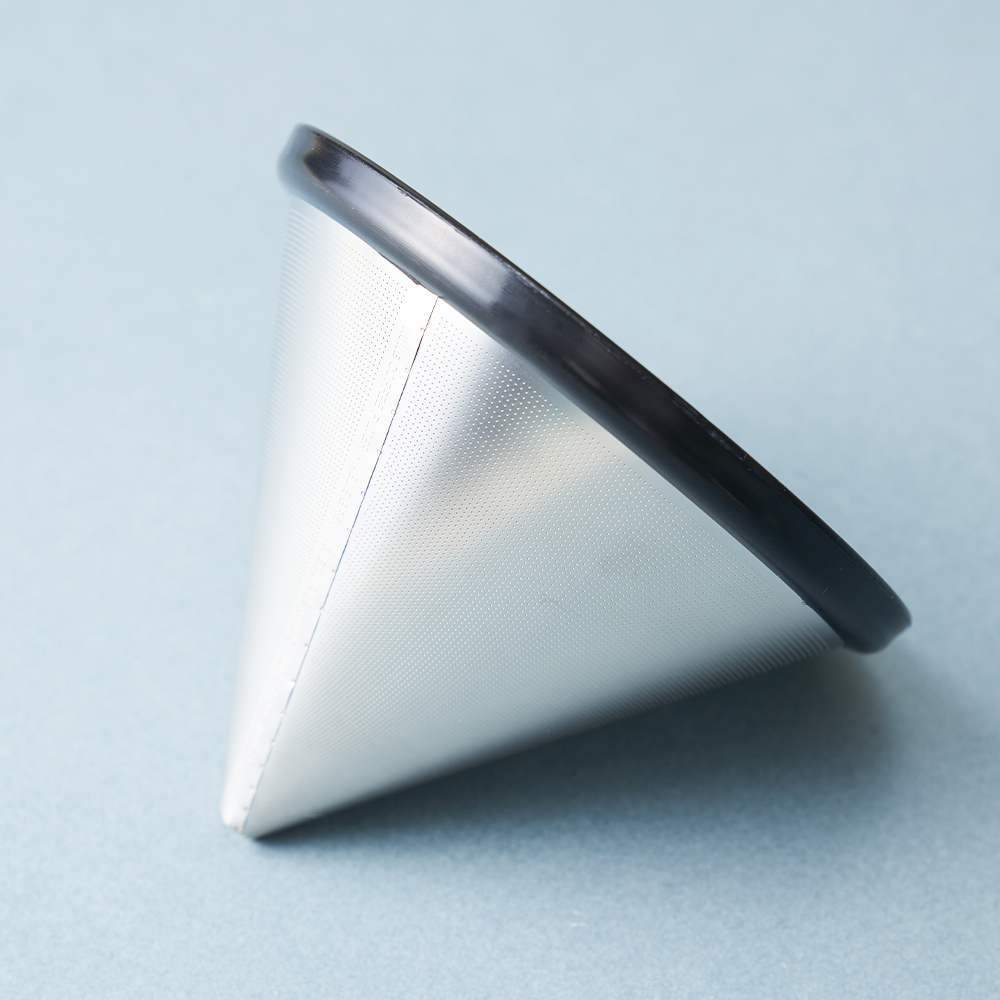 에이블 스테인레스 콘 드립필터 (블랙실리콘)