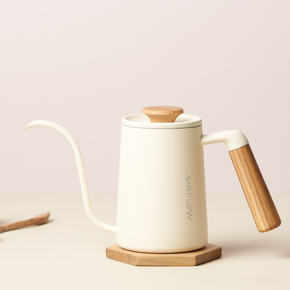 에어플로우 브루마스터 드립포트 600ml (아이보리)