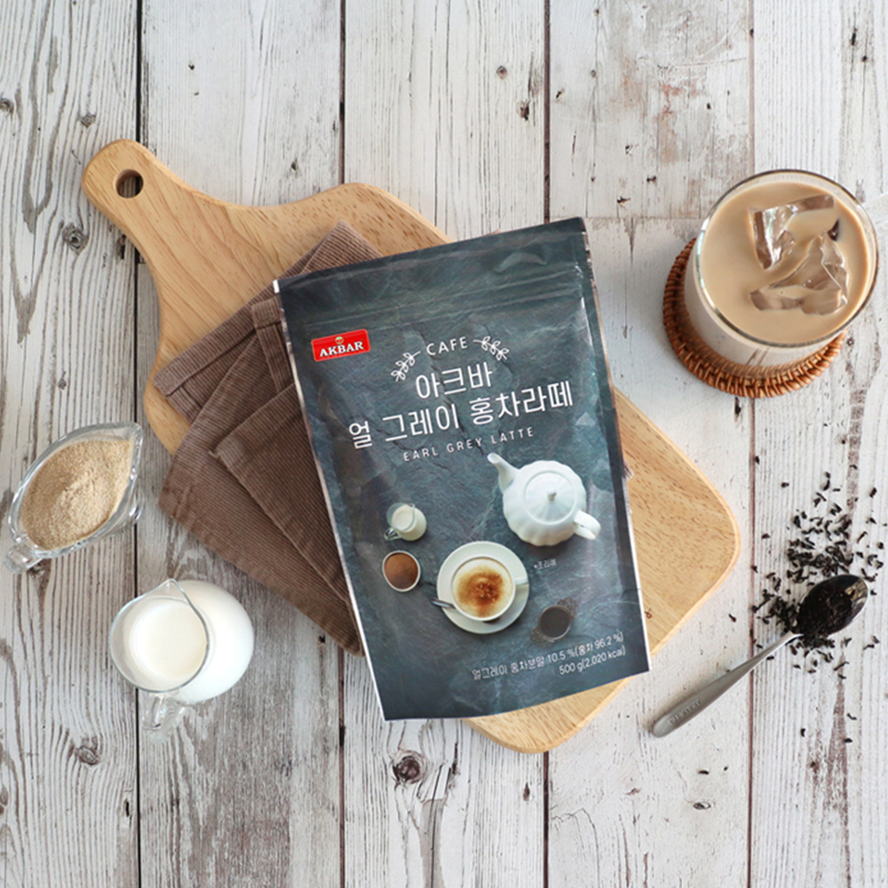 아크바 카페 얼그레이 홍차라떼 500g