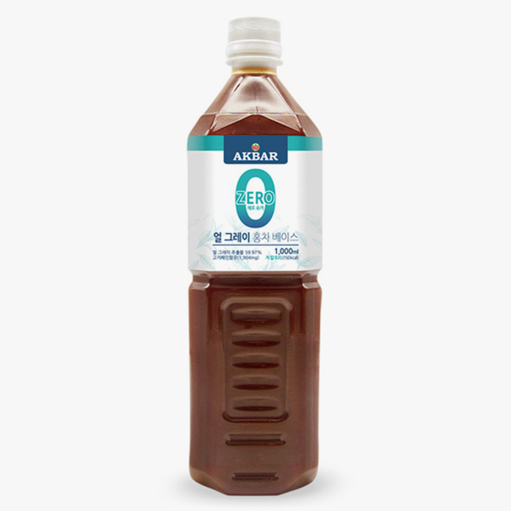 아크바 제로슈거 얼그레이 홍차베이스 1000ml