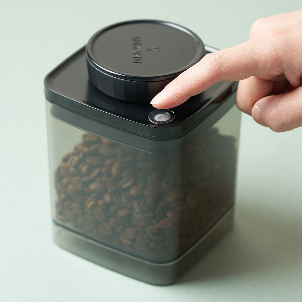 안콤 턴앤실(TNS) 진공밀폐용기 0.6L 투명블랙