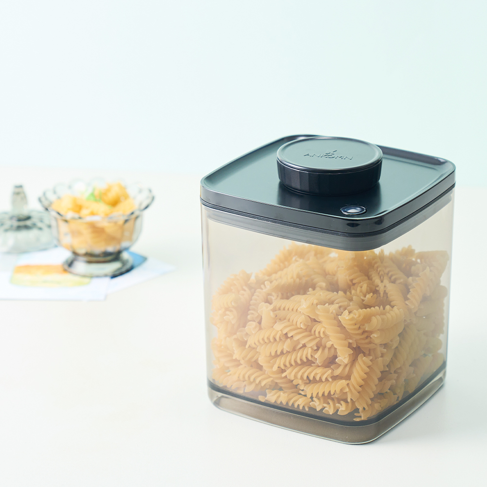 안콤 턴앤실(TNS) 진공밀폐용기 1.5L 투명블랙