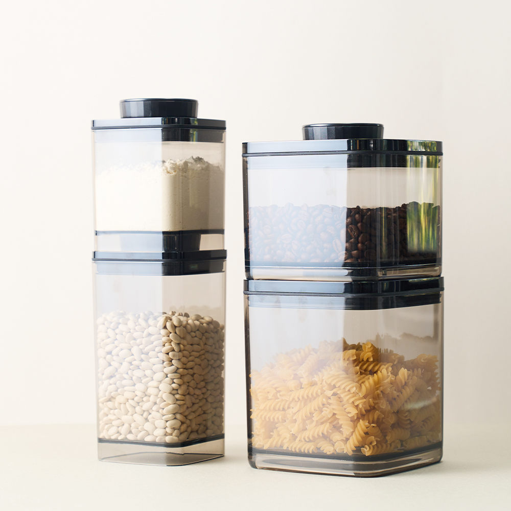 안콤 턴앤실(TNS) 진공밀폐용기 1.5L 투명블랙