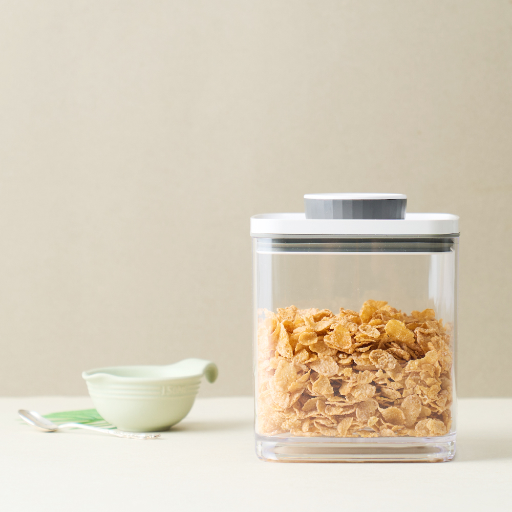 안콤 턴앤실(TNS) 진공밀폐용기 2.4L 투명화이트