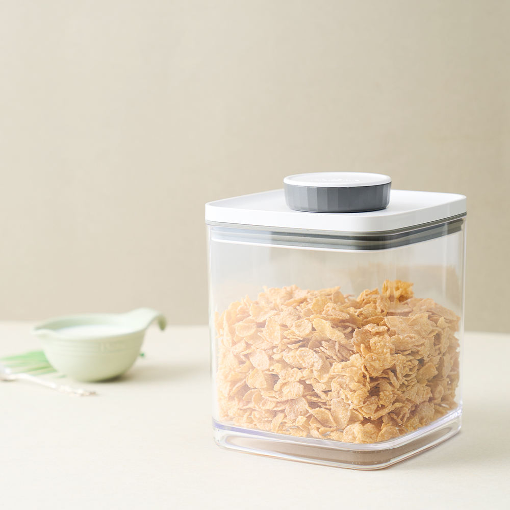 안콤 턴앤실(TNS) 진공밀폐용기 2.4L 투명화이트