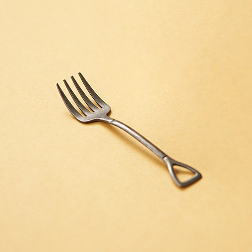 아요시 블랙빈티지 셔블 포크 S