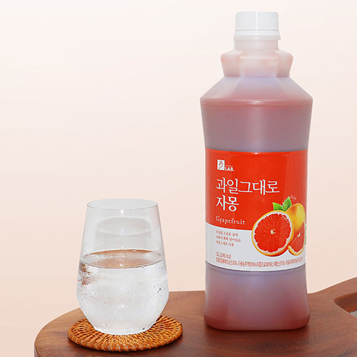 음료연구소 과일 그대로 자몽 1.5 L x 2