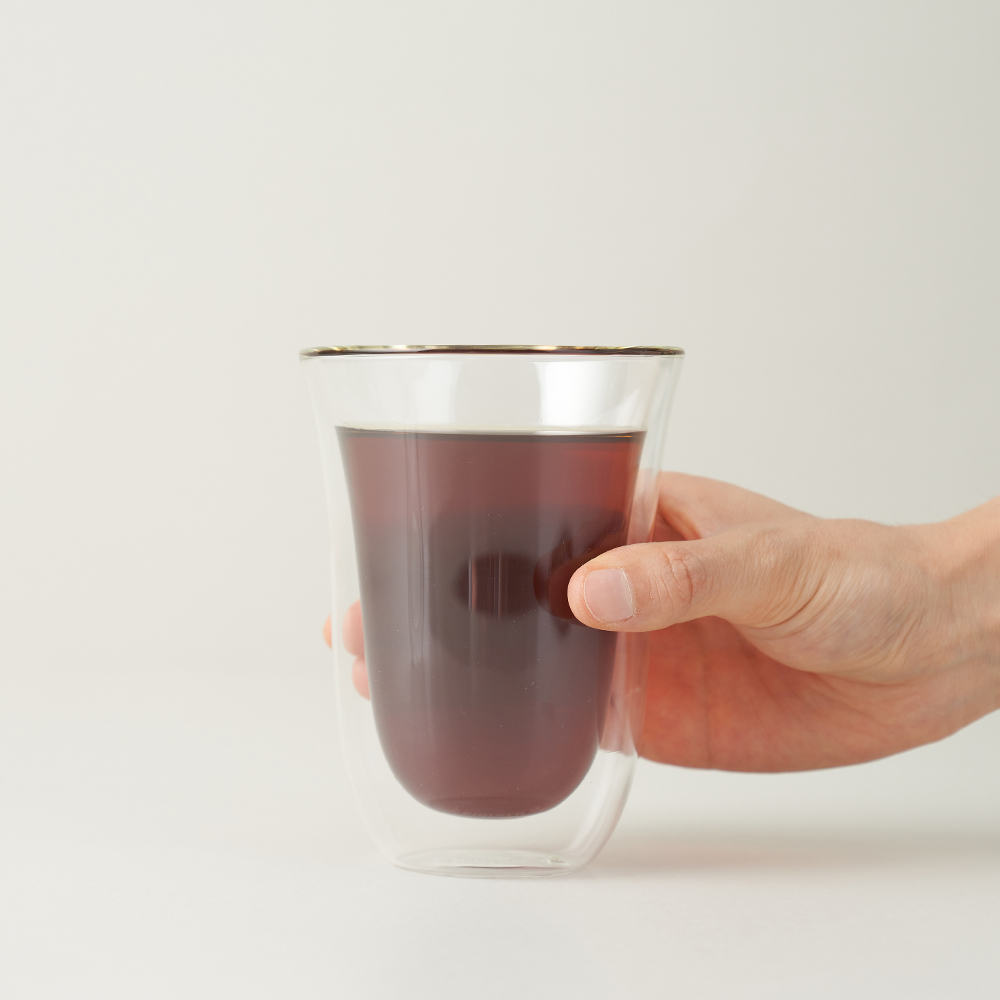 비알레띠 더블월 글래스 피렌체 300ml 2인조 세트