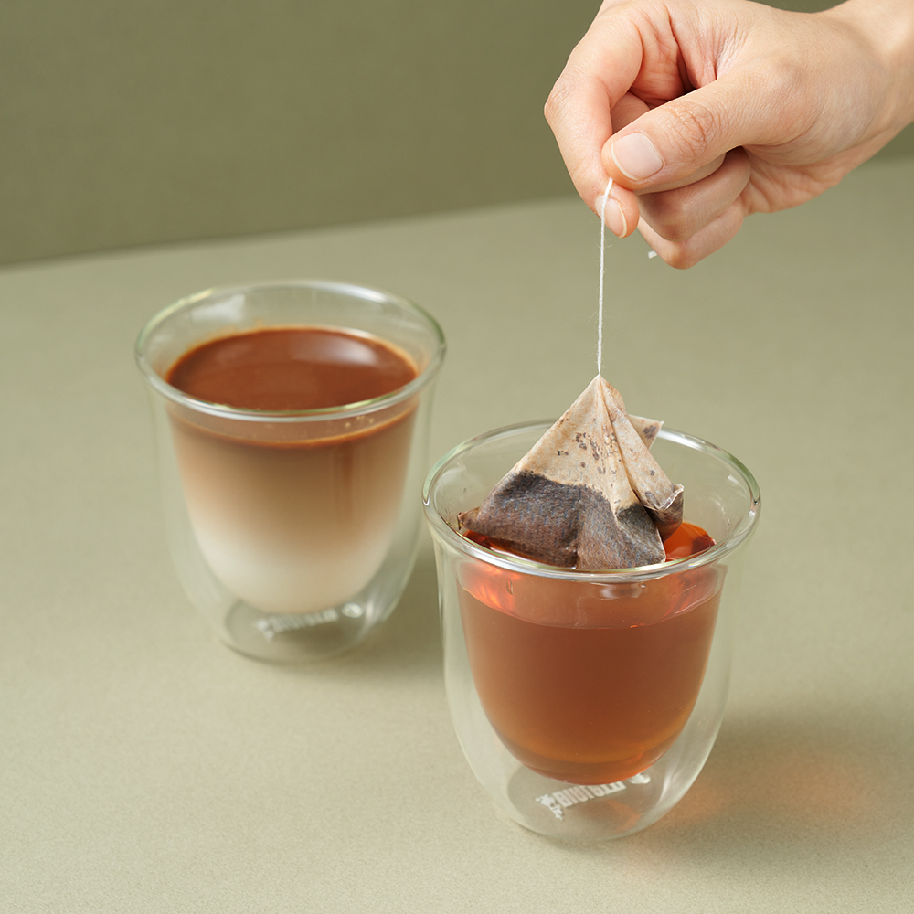 비알레띠 더블월 글래스 피렌체 200ml 2인조 세트