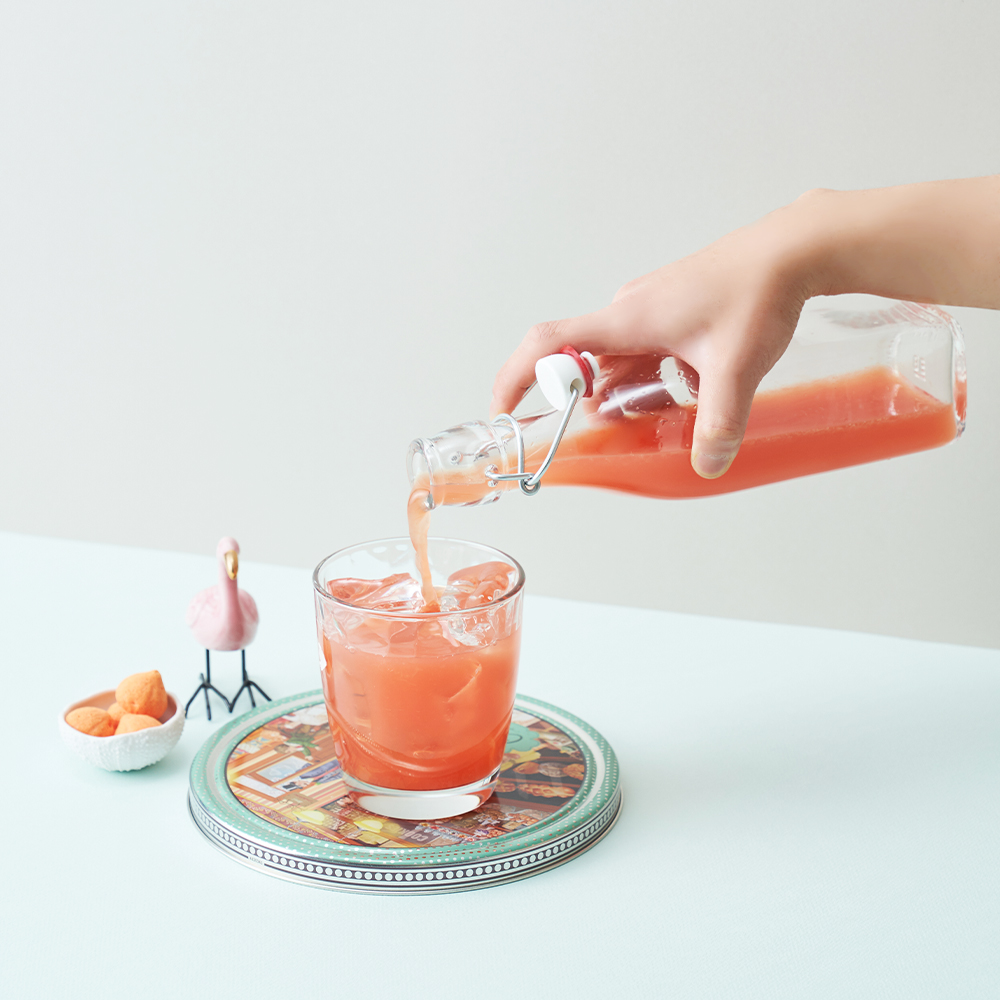 보르미올리 스윙 유리병 500ml (사각)