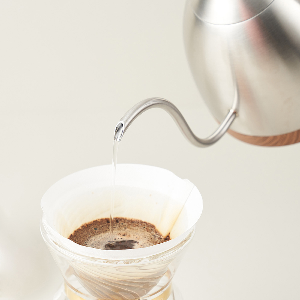 브뤼스타 아티산 구스넥 케틀 PRO 600ml 실버그레이