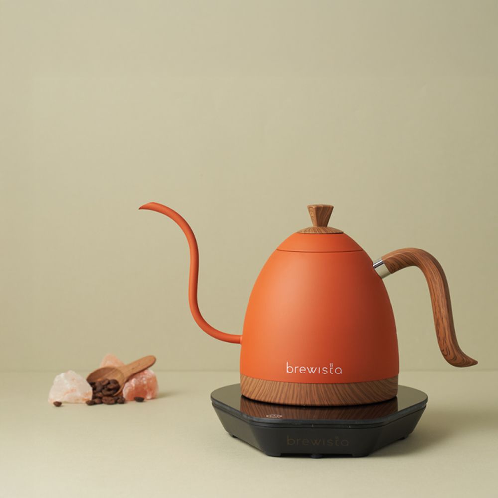 브뤼스타 아티산 구스넥 케틀 PRO 600ml 네덜란드 오렌지