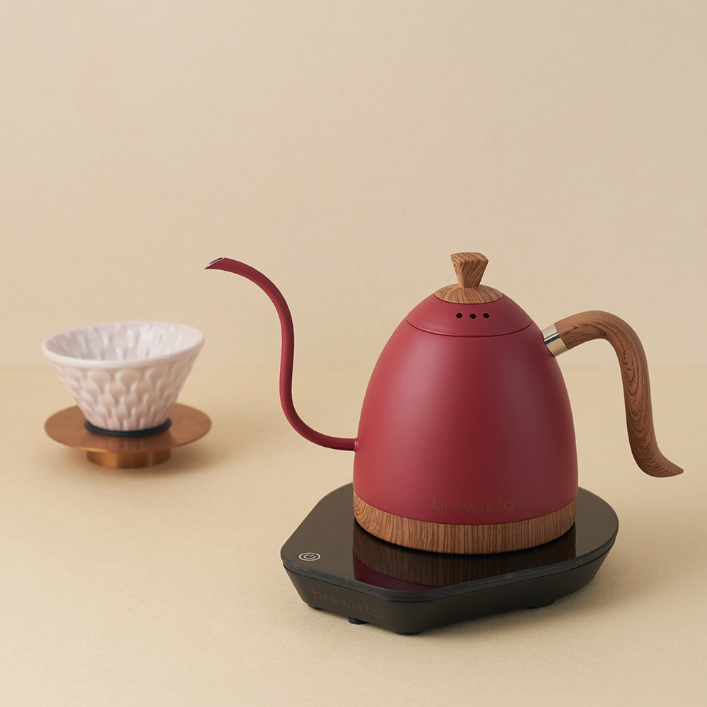 브뤼스타 아티산 구스넥 케틀 600ml 더 레드