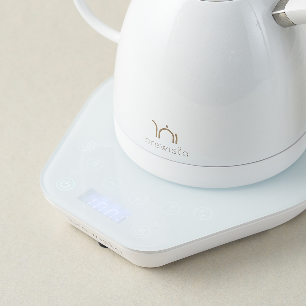 브뤼스타 아티산 구스넥 케틀 PRO 600ml 올 화이트