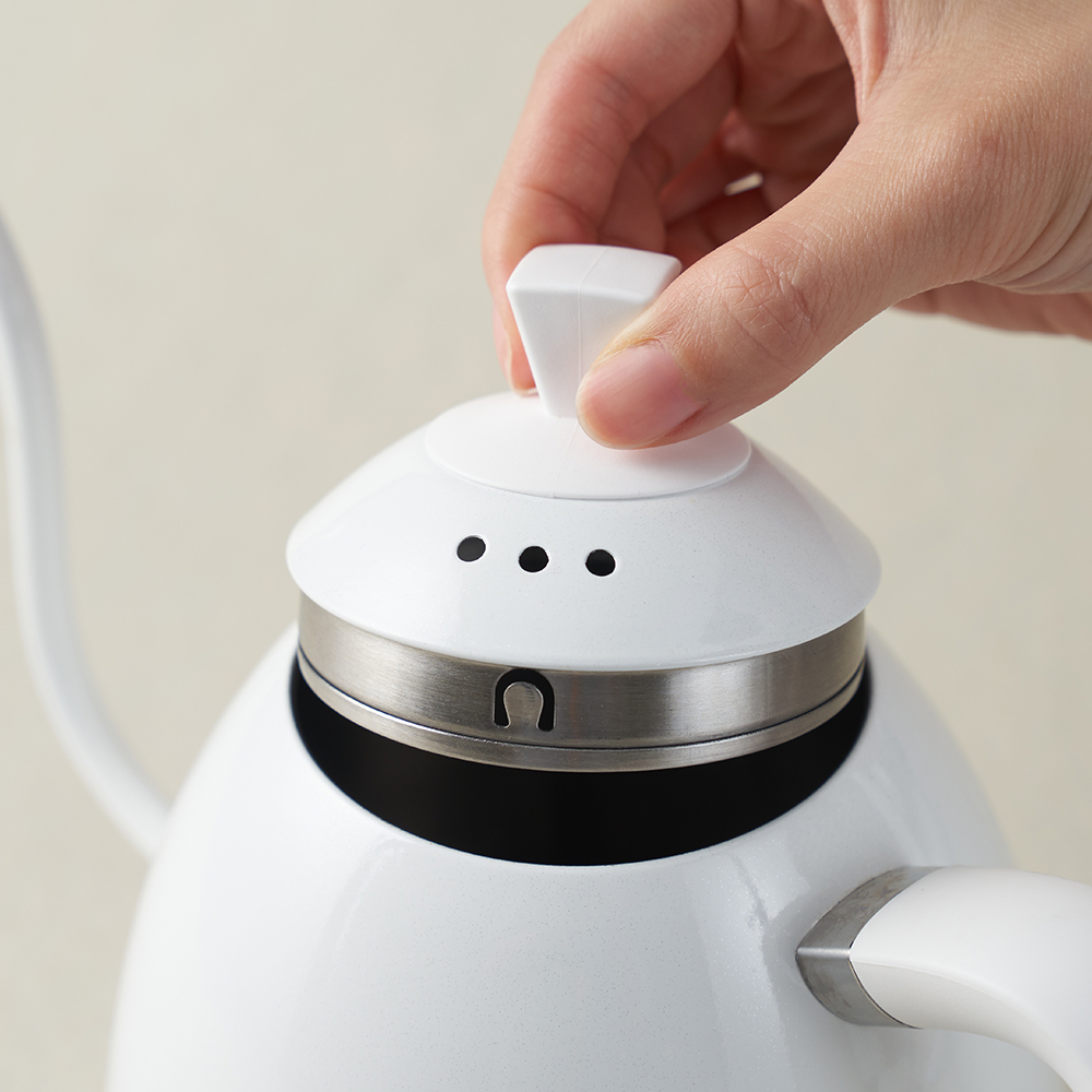 브뤼스타 아티산 구스넥 케틀 PRO 600ml 올 화이트