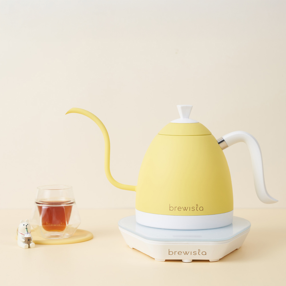 브뤼스타 아티산 구스넥 케틀 PRO 600ml 버터옐로우 (라이트옐로우)