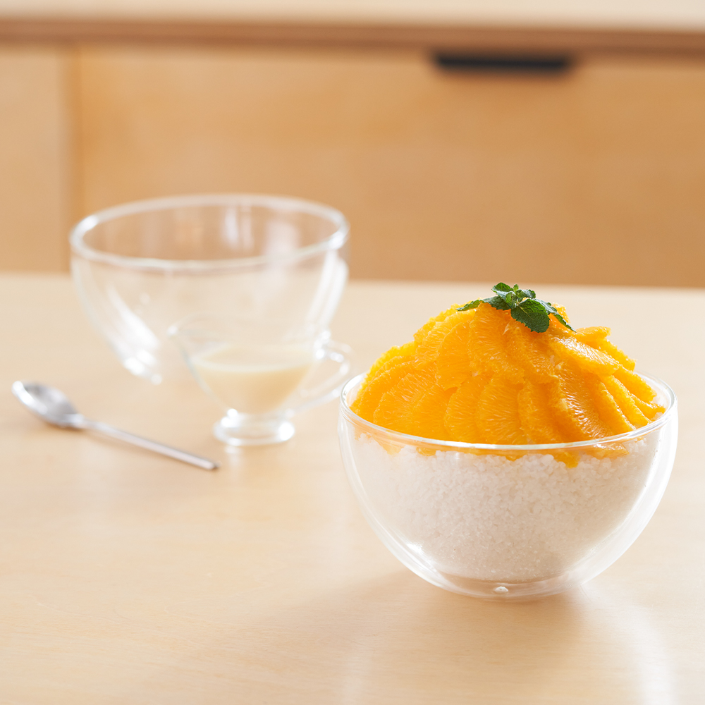 카페뮤제오 내열유리 더블월 빙수/샐러드볼 600ml