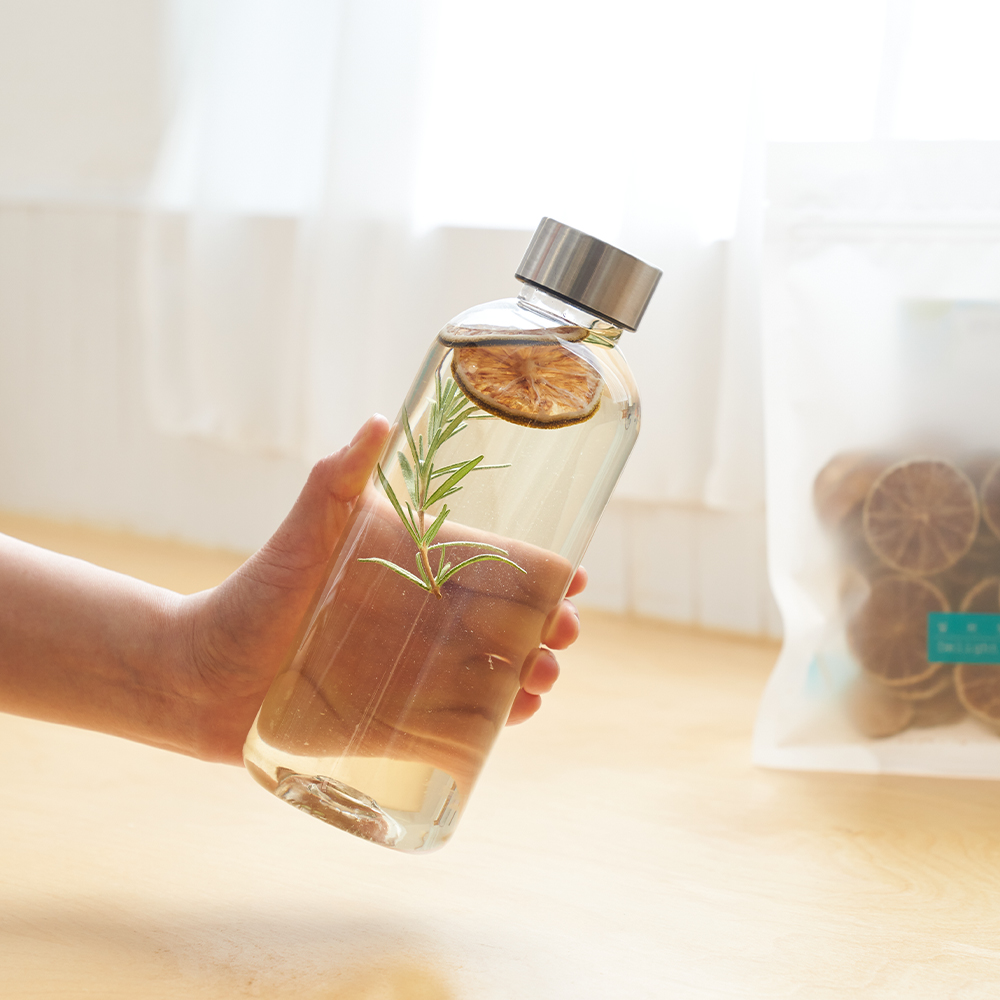 카페뮤제오 에브리보틀 트라이탄 600ml+ 저온건조 과일칩 택1 (자몽/오렌지/라임 옵션)