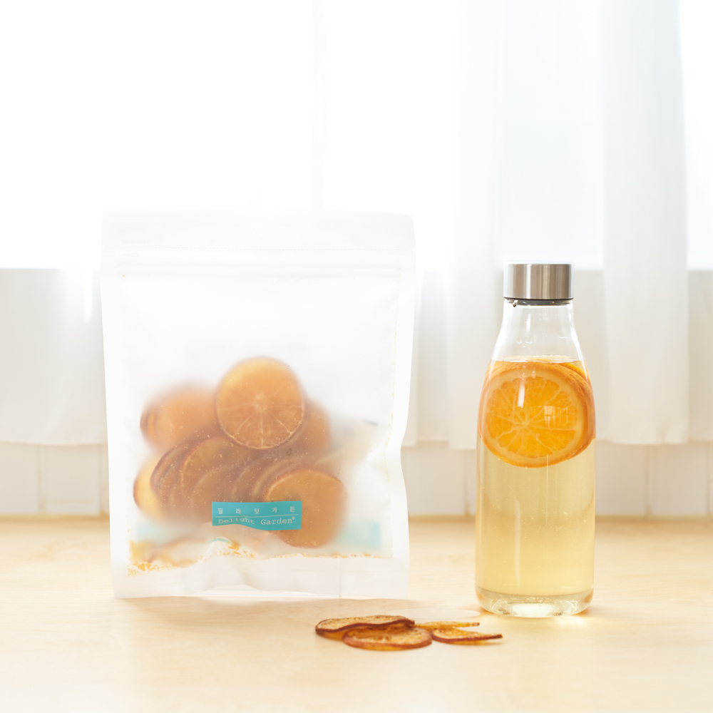 카페뮤제오 에브리보틀 내열유리 600ml+ 저온건조 과일칩 택1 (자몽/오렌지/라임 옵션)