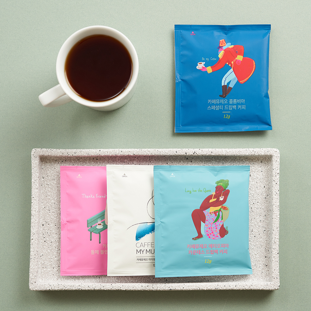 카페뮤제오 드립백 4종 샘플러 (12g * 4ea)