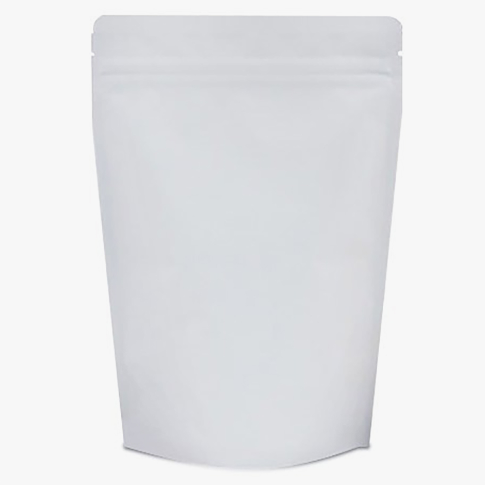 카페뮤제오 무광 화이트 아로마밸브 지퍼스탠드봉투 100g 100장