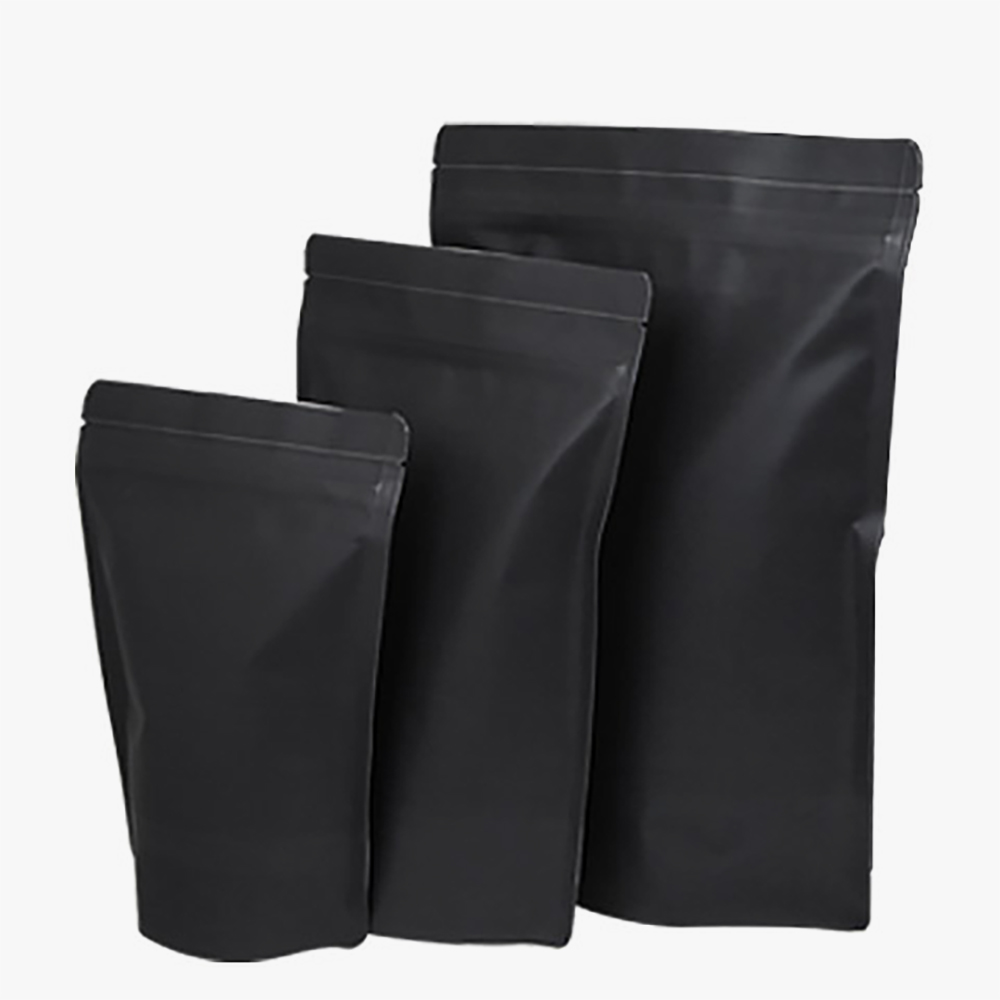 카페뮤제오 무광 블랙 아로마밸브 지퍼스탠드봉투 200g 100장