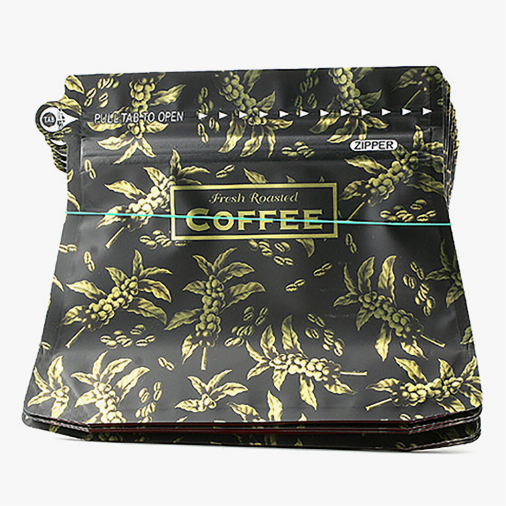카페뮤제오 선물용 아로마밸브지퍼백 200g 10장(Black)