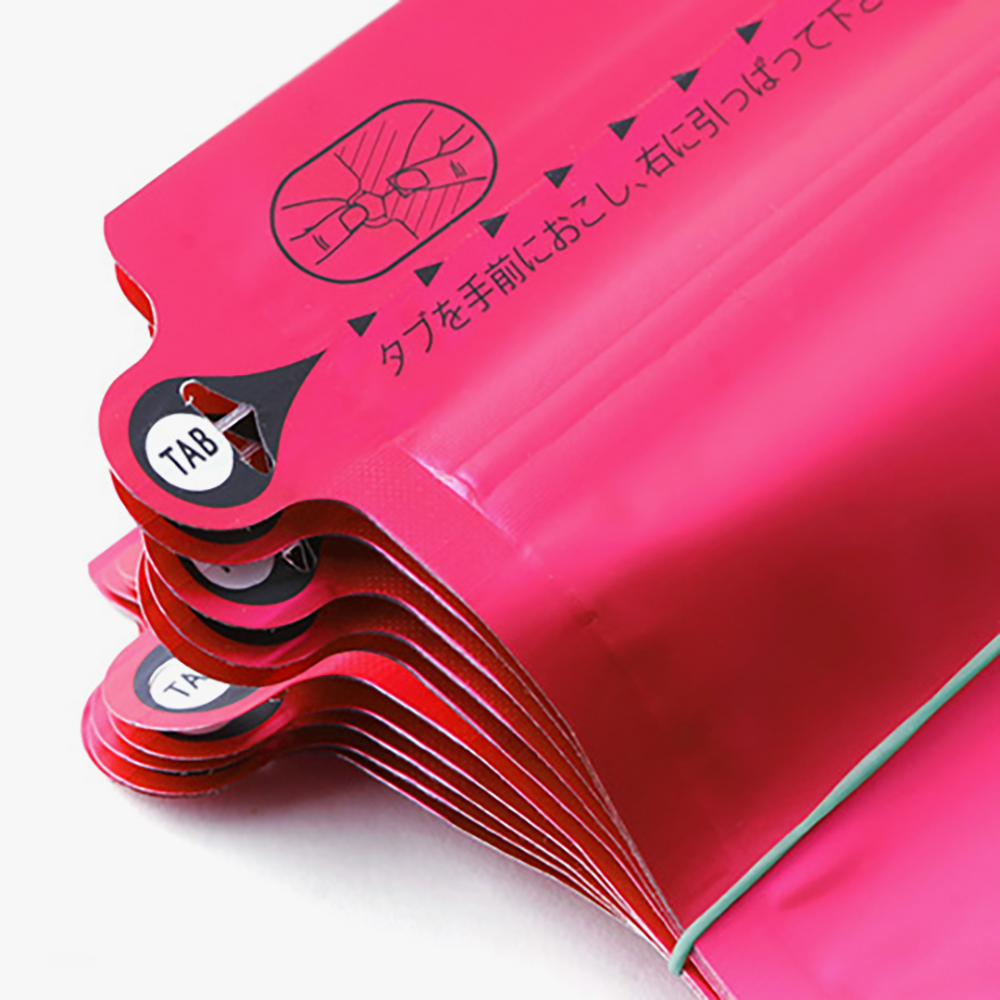 카페뮤제오 선물용 아로마밸브지퍼백 100g 10장(Pink)