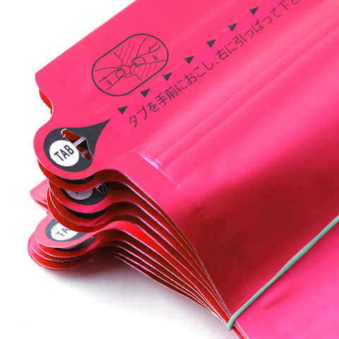 카페뮤제오 선물용 아로마밸브지퍼백 100g 10장(Pink)