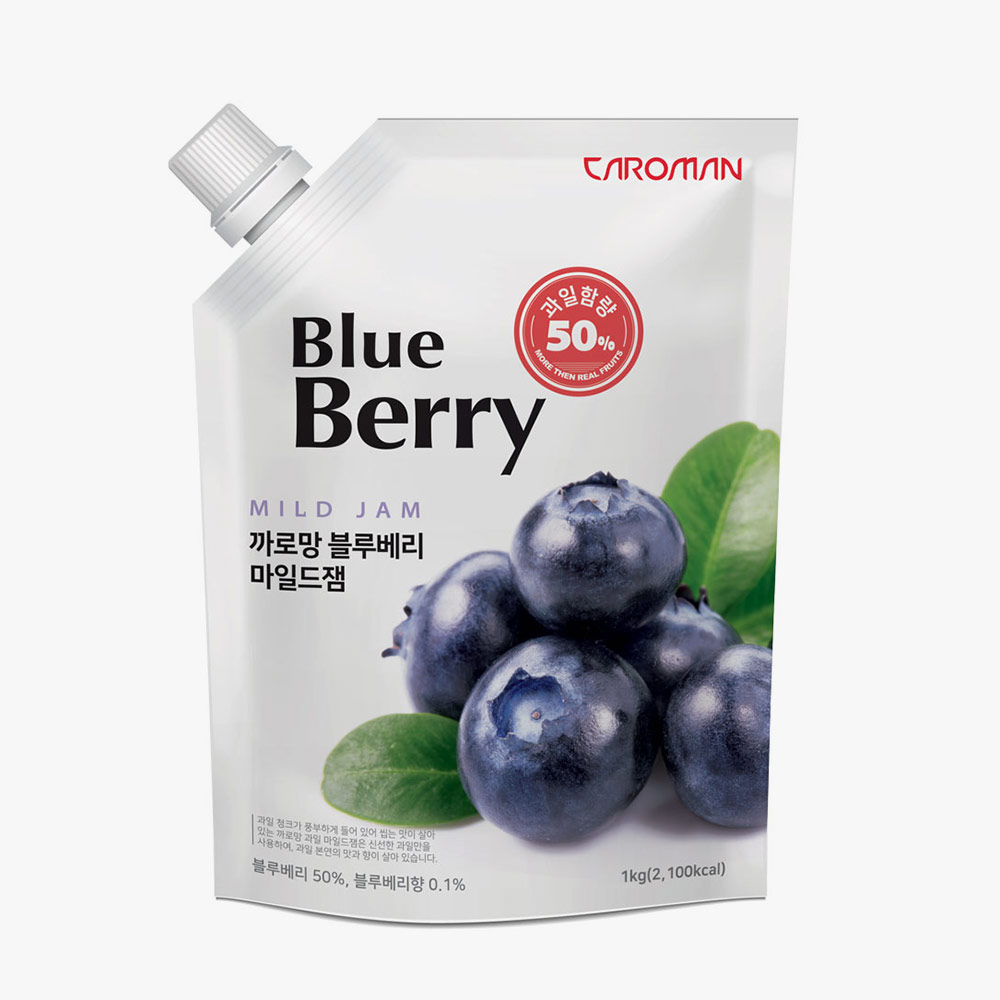 까로망 블루베리 마일드잼 1kg