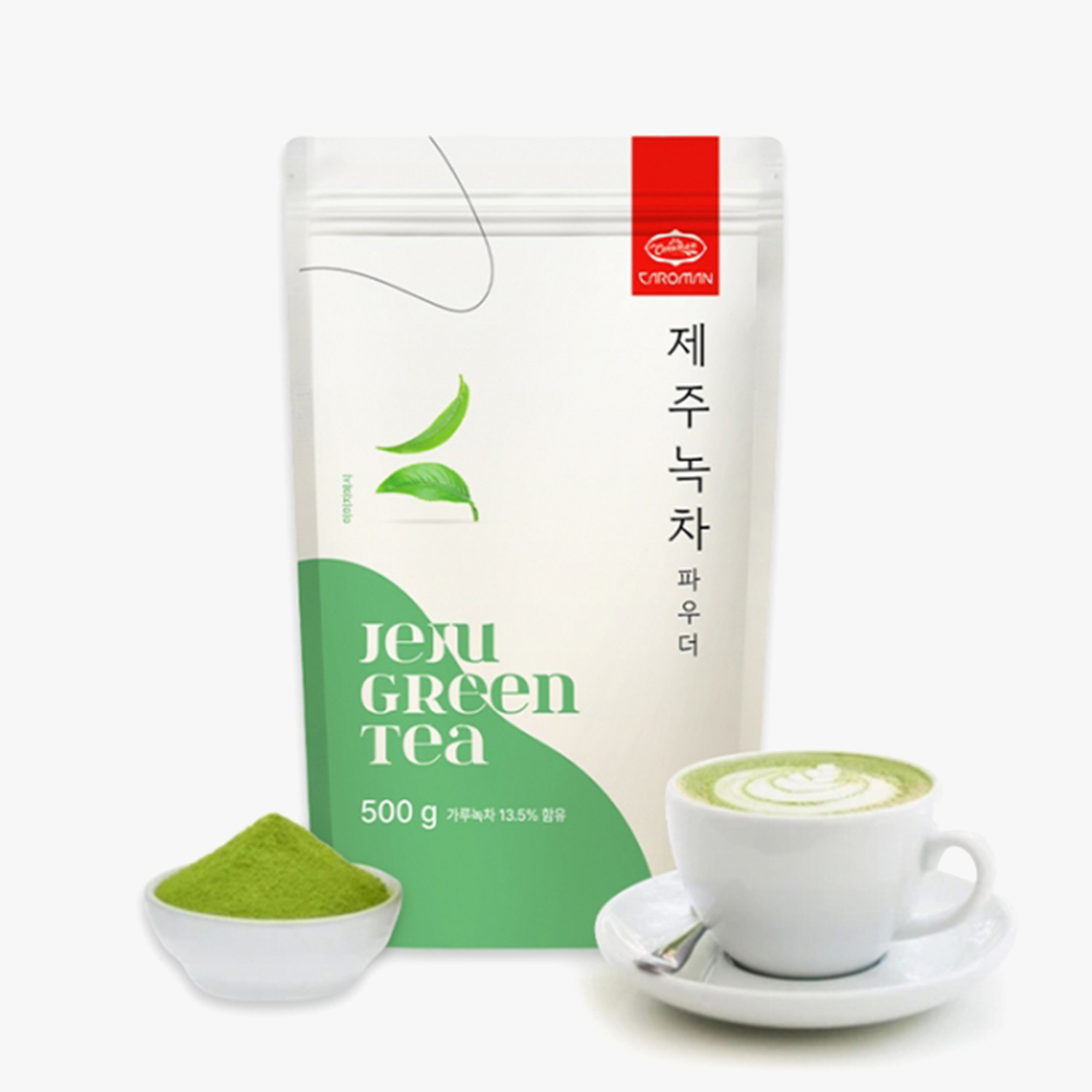 까로망 제주녹차 파우더 500g