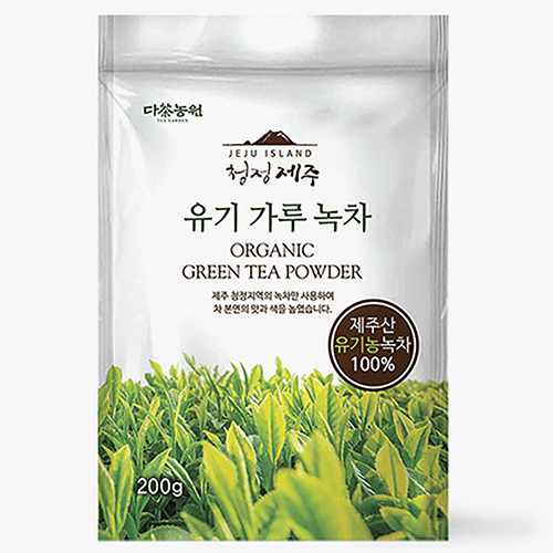다농원 유기농 100% 가루녹차 200g