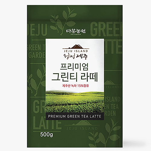 다농원 청정제주 프리미엄 그린티라떼 500g