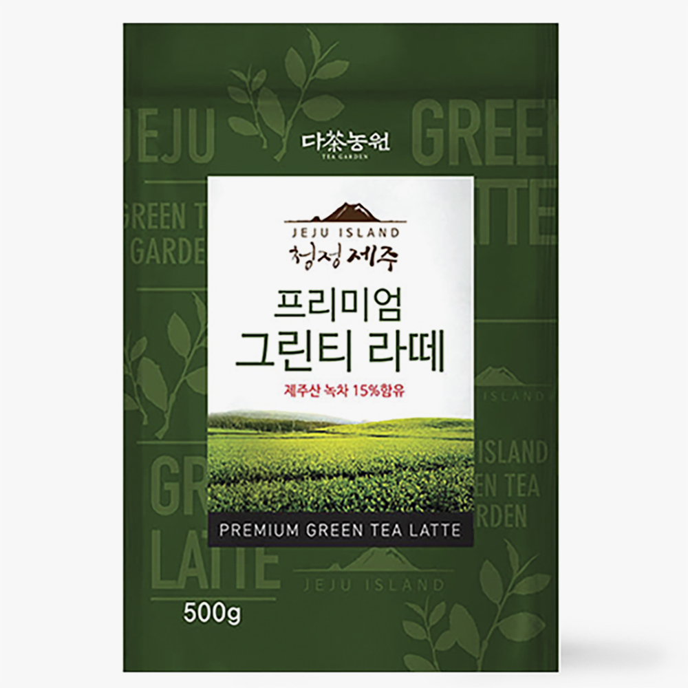 다농원 청정제주 프리미엄 그린티라떼 500g