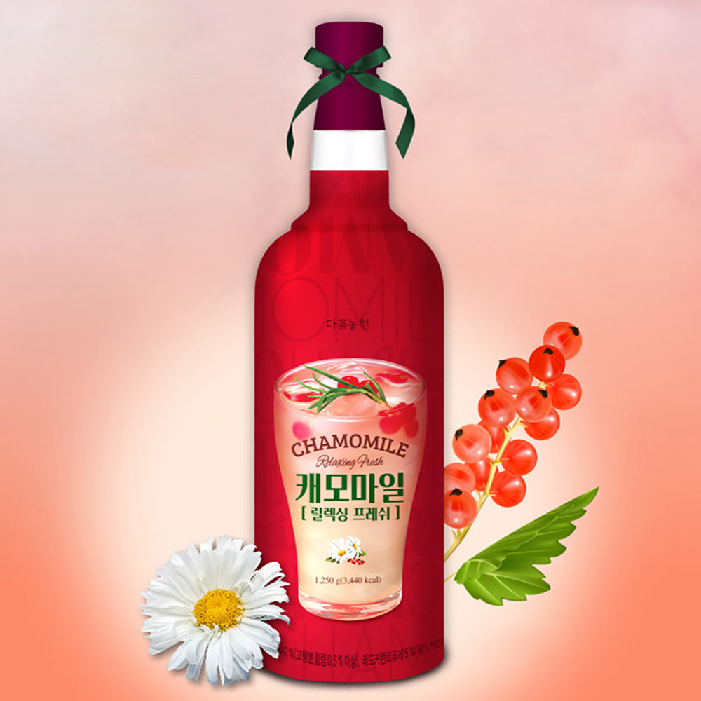 다농원 캐모마일 릴렉싱 프레쉬 시럽 1250ml