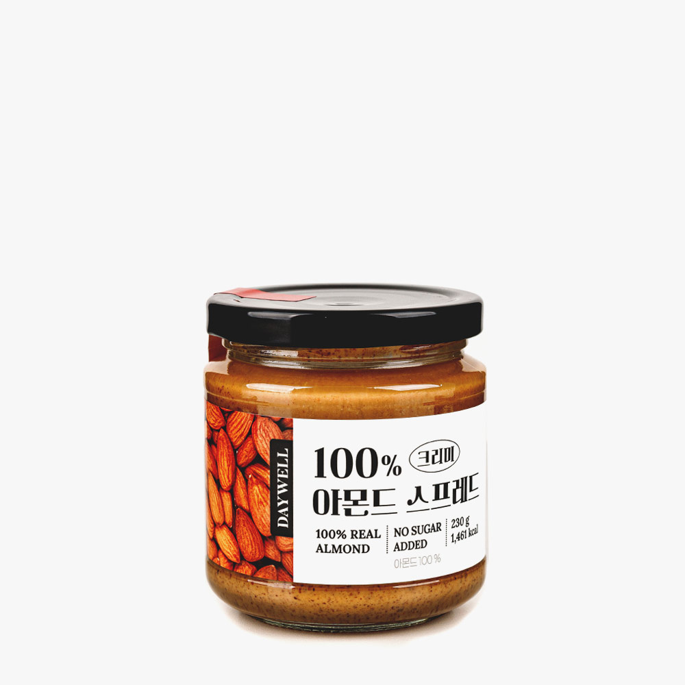 데이웰 100% 아몬드 스프레드(크리미/크런치) 230g