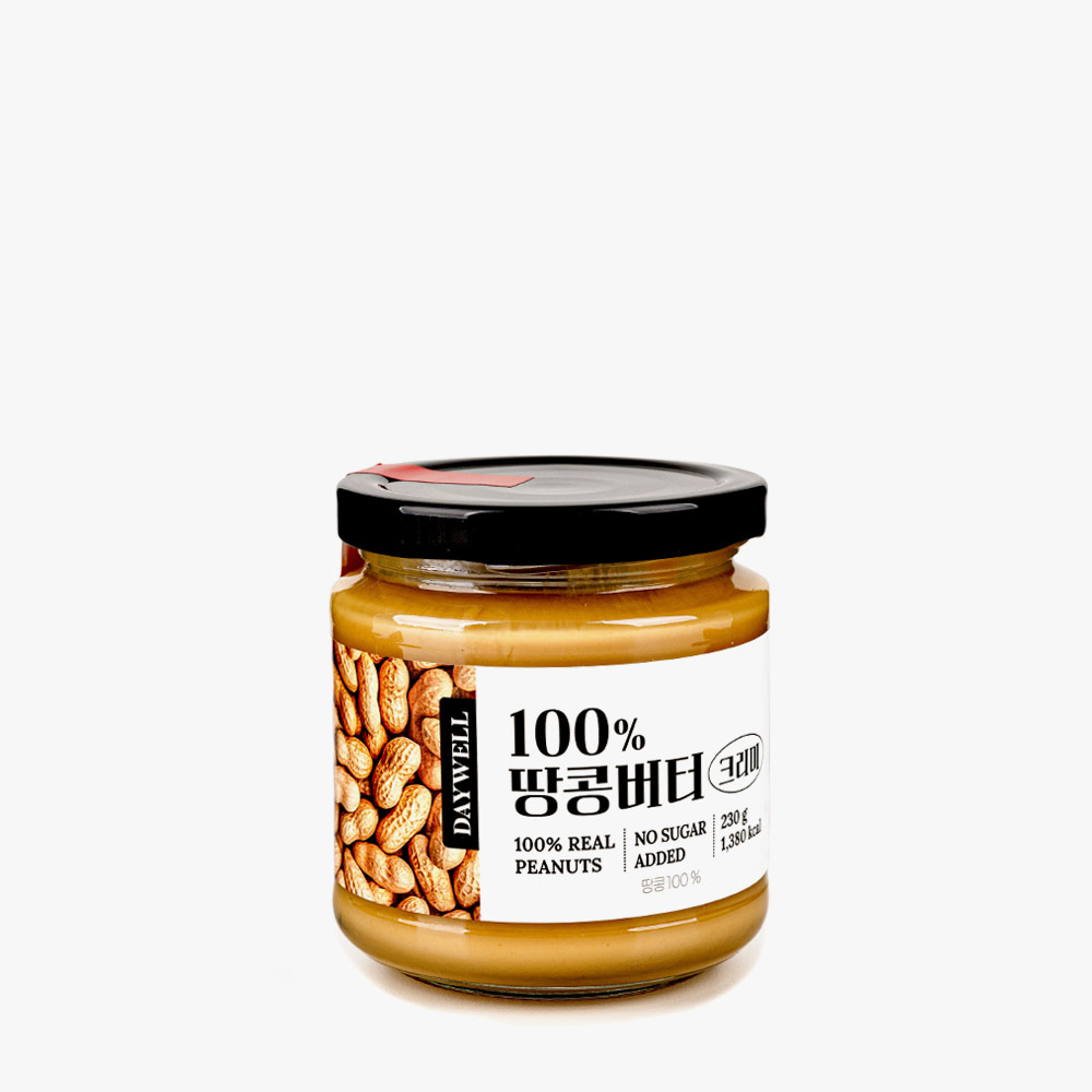 데이웰 100% 땅콩버터 스프레드(크리미/크런치) 230g