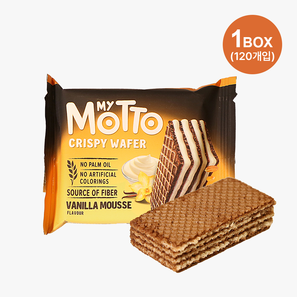 디보트코리아 마이모토 크리스피 웨이퍼 바닐라향 120ea (1box)