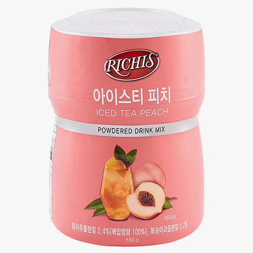 동서 리치스 아이스티 피치 550g