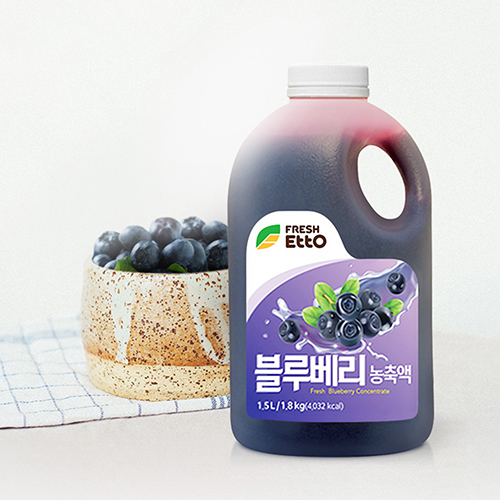 프레시에또 블루베리 농축액 1.8kg X 2