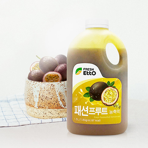 프레시에또 패션후르츠 농축액 1.8kg X 2