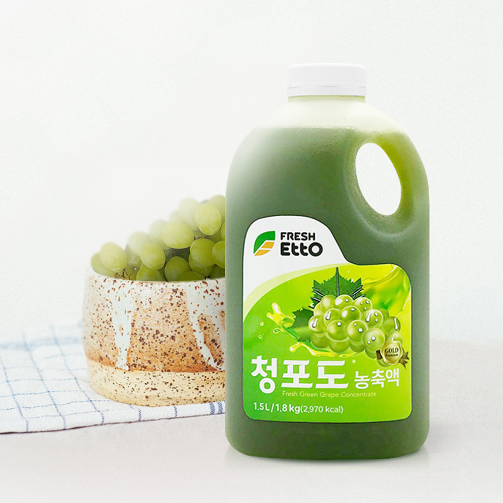프레시에또 청포도 농축액 1.8kg X 2