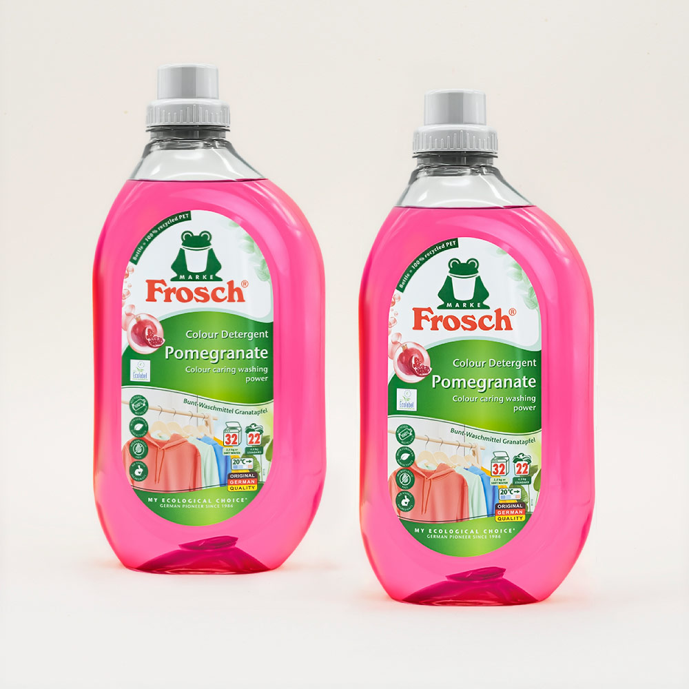 프로쉬 독일 세탁세제 실속 세트 1500ml X 2개 (알로에베라, 석류, 무향(제로) 택1)