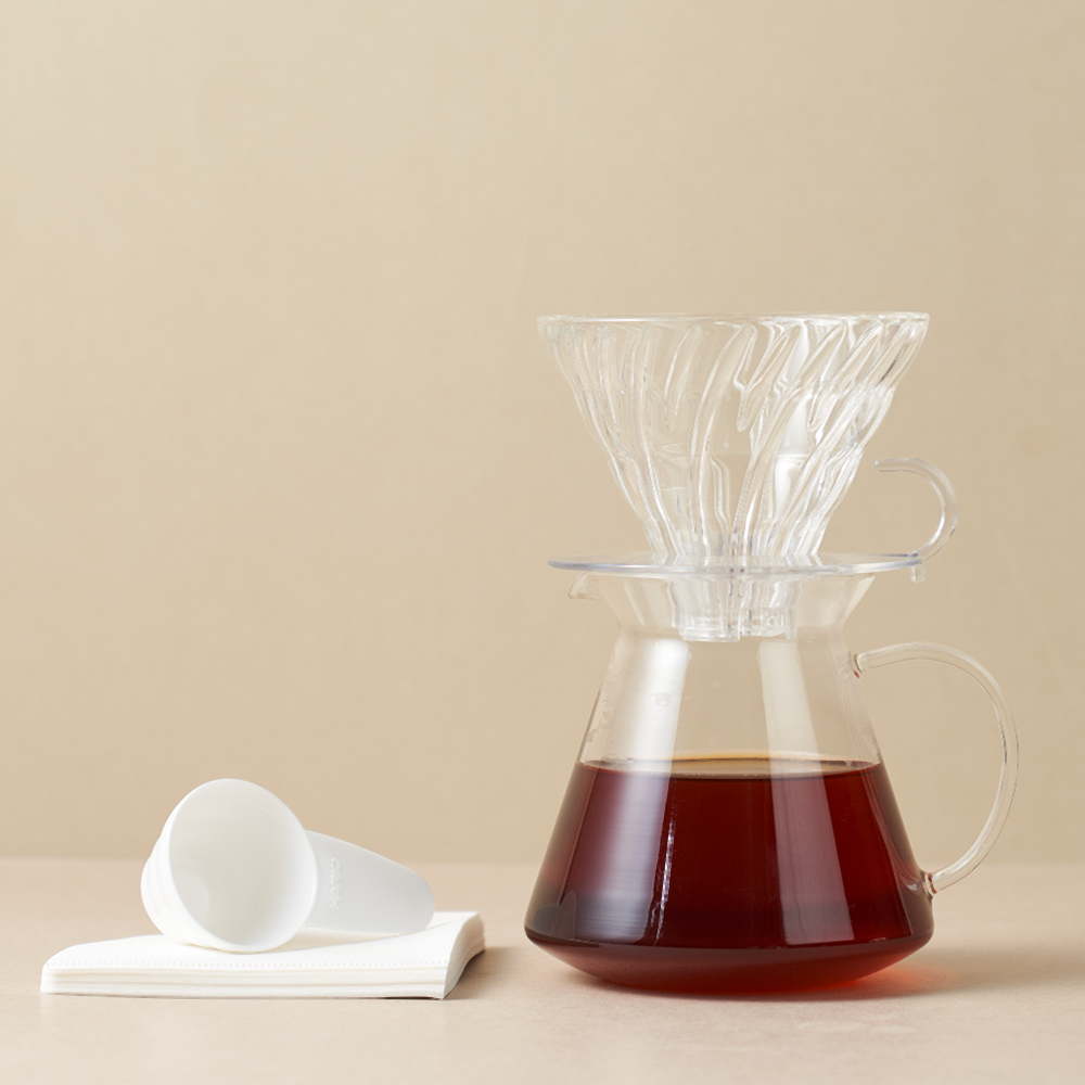 하리오 V60 글라스 브루잉 킷 S-VGBK-02-T