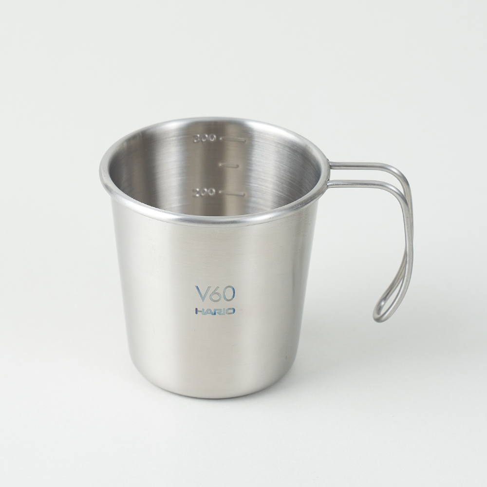 하리오 V60 메탈 스태킹머그 300ml O-VSM-30-HSV