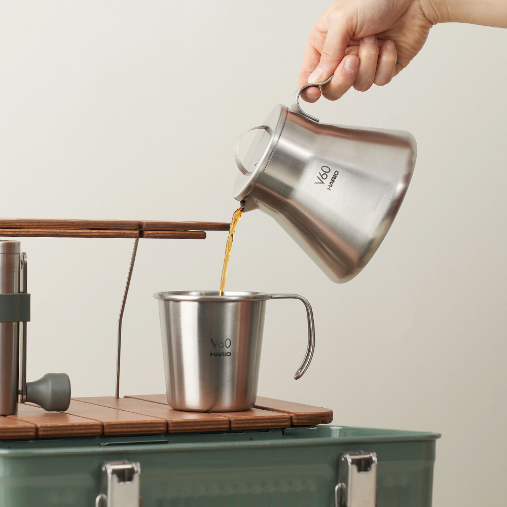 하리오 V60 메탈 커피 서버 O-VCSM-50-HSV