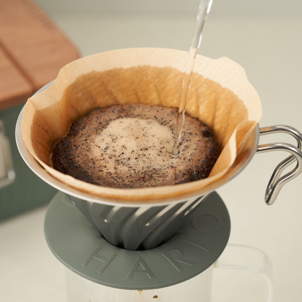 하리오 V60 메탈 드리퍼 아웃도어 O-VDM-02-HSV
