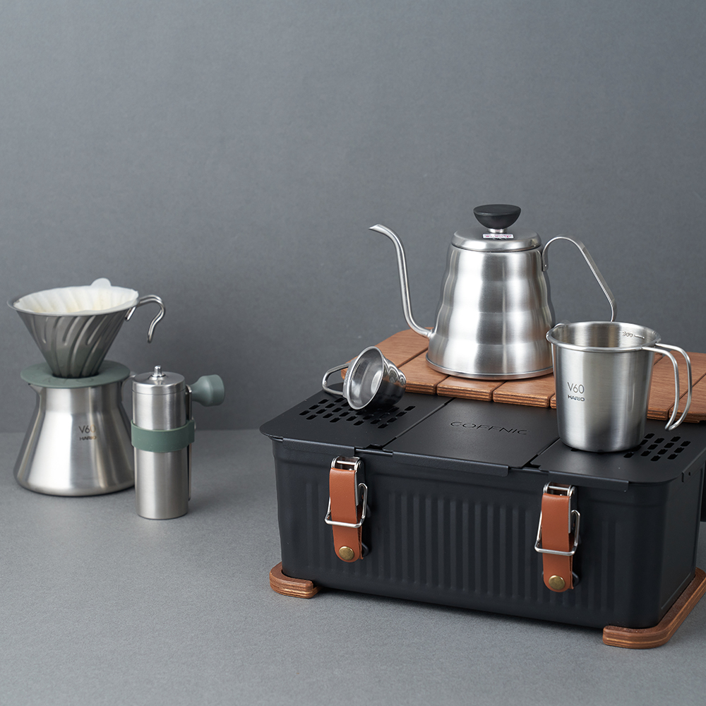 하리오 V60 메탈 드립 케틀 부오노 O-VKB-70-HSV